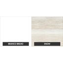 Ver mais imagens de Conjunto para Banheiro Gabinete com Cuba RT41 e Espelheira Legno 650W Branco/c/Snow