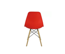Ver imagem 2 de Kit 6 Cadeiras Charles Eames Eiffel Vermelha Base Madeira Sala Cozinha Jantar - Bering