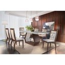 Ver imagem 1 de Conjunto Sala de Jantar Mesa 6 Cadeiras Cristiane Espresso Móveis