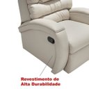 Ver imagem 7 de Poltrona de Amamentação Balanço Giro Couro Ecológico Imperial  