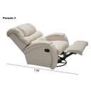 Ver imagem 6 de Poltrona de Amamentação Balanço Giro Couro Ecológico Imperial  