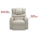 Ver imagem 3 de Poltrona de Amamentação Balanço Giro Couro Ecológico Imperial  