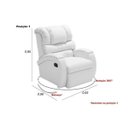 Ver imagem 4 de Poltrona de Amamentação Balanço Giro Couro Ecológico Imperial