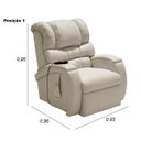 Ver imagem 5 de Poltrona de Amamentação Motorizada Couro Ecológico