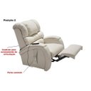 Ver imagem 6 de Poltrona de Amamentação Motorizada Couro Ecológico