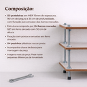 Ver imagem 5 de Sapateira Organizadora Mdf Horizontal para Hall de Entrada Quarto Estilo Industrial Minimalista