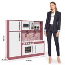 Ver imagem 6 de Cozinha Infantil Com Lavanderia Maquina de Lavar e Cabideiro Diana Branco Rosa Ofertamo