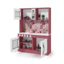 Ver imagem 2 de Cozinha Infantil Com Lavanderia Maquina de Lavar e Cabideiro Diana Branco Rosa Ofertamo