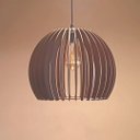 Ver imagem 3 de Luminária Teto tipo Pendente em MDF UNIVERSO - Completa:Marrom