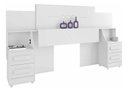 Ver imagem 2 de Cabeceira Síria Extensiva para Cama Box Casal/queen/king - 3 Cores:branco
