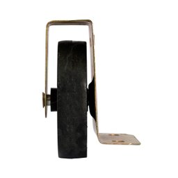 Kit com 4 Rodizio Placa L Roda Anti Risco para Móveis Bicama - 7
