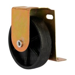 Kit com 4 Rodizio Placa L Roda Anti Risco para Móveis Bicama - 8