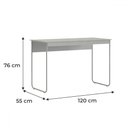Ver imagem 3 de Mesa Escrivaninha Criare 120 Cm Preto - Art Panta