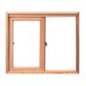 Janela de Madeira Vitro de Correr Panorâmico 2 Folhas Móveis Reto de Eucalipto Esel -1.50(L)X1.20(A) - 4