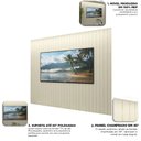 Ver imagem 3 de Painel para TV Ripado Majestade 230 Off White - Gelius