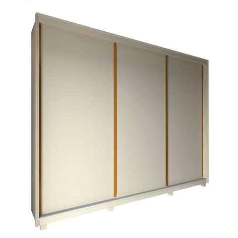 Guarda Roupa Modulo com 3 Portas de Correr Flo Off