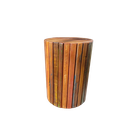 Ver imagem 1 de banco ripado colorido produzido em madeira maciça de demolição