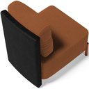 Ver imagem 2 de Poltrona Decorativa Sala de Estar Living Hungria L02 Couríssimo Preto Bouclê Terracota