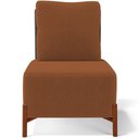 Ver imagem 6 de Poltrona Decorativa Sala de Estar Living Hungria L02 Couríssimo Preto Bouclê Terracota