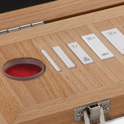 Jogo de Bloco Padrão com Paralelo Óptico Cerâmica - 10 Peças (2,5-25mm) para Micrometro - Classe 0 - - 3