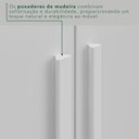 Ver imagem 7 de Guarda-Roupa Casal com Espelho 6 Portas 4 Gavetas Texas Premium Branco
