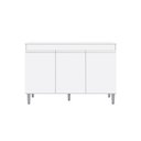 Ver imagem 2 de Balcão Gabinete para Cozinha Manu 120cm 3 Portas:branco