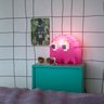 Luminária Abajur de mesa Grande Fantasminha Pac-Man Rosa - 2