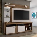 Ver imagem 1 de Estante Home com Led 2 Portas 2 Prateleiras JCM Móveis