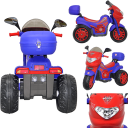 Moto Eletrica Biemme Sprint Turbo Power 12v Spider com Capacete - 2