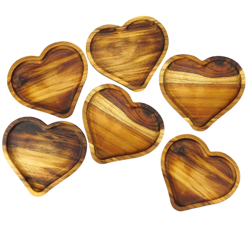 Porta Xícara Pires de Madeira Teca Mesa Posta