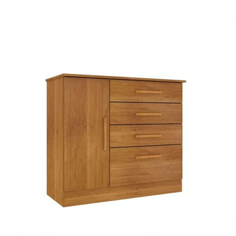 Cômoda Moderna para Quarto de Casal - Chicago-cinamomo - Tcil Móveis