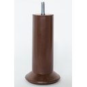 Ver imagem 1 de Kit 7 Pes Marrom para Cama Box Altura 13cm Altura Reforçado