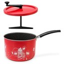 Ver imagem 2 de Pipoqueira Manual Antiaerente Popcorn 4,3l Vermelha - Multiflon