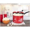 Pipoqueira Manual Antiaerente Popcorn 4,3l Vermelha - Multiflon - 6