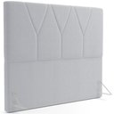 Ver imagem 2 de Cabeceira Cama Box Quenn 160 cm Aurora W01 Bouclê Cinza - Lyam Decor