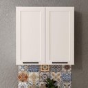 Ver imagem 1 de Armário de Cozinha Aéreo em Mdf com 2 Portas 80cm Multimóveis Cr20431 Branco
