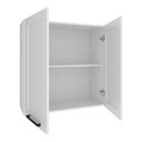 Ver imagem 5 de Armário de Cozinha Aéreo em Mdf com 2 Portas 80cm Multimóveis Cr20431 Branco