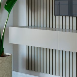 Home Ripado Flow 2.8 Led Gianduia com Off White - Imcal Móveis - 4