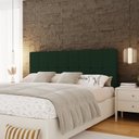 Ver imagem 1 de Cabeceira King 192cm Bouclé Estofada Design Moderno para Quarto Linea