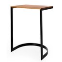 Ver imagem 5 de Mesa com Tampo de Madeira de 50cm X 40cm (67cm) de Altura em Ferro Pintado de Preto Fosco Stainless