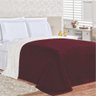 Edredom Cobertor Coberta Manta Casa Show King - Vinho - 1