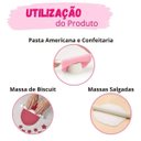 Ver imagem 5 de Rolo Nivelador para Pasta Americana e Biscuit 30cm com Anéis