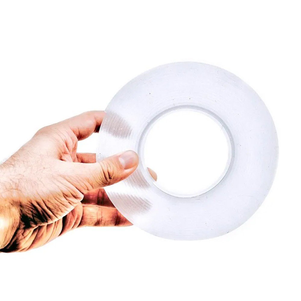 Fita Adesiva Grip Tape Suporte Gel Colante Dupla Face Lavável Reutilizável - 1