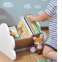 Ver imagem 3 de Porta Livros Nuvem - Revisteiro de chão 40 cm - Montessori:Branco