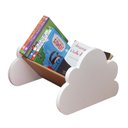 Ver imagem 1 de Porta Livros Nuvem - Revisteiro de chão 40 cm - Montessori:Branco
