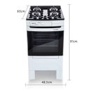 Ver imagem 4 de Fogão 4 Bocas Piacere Vetro Plus Mueller