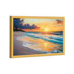 Quadro Decorativo Praia e Pôr do Sol - 2