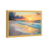 Quadro Decorativo Praia e Pôr do Sol - 3