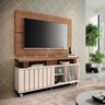 Rack com Painel Briz 1.3 Off White / Nature para TV até 50" Polegadas 1 Porta Correr 1 Prateleira -  - 1