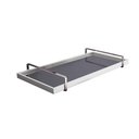 Ver imagem 2 de Bandeja Decorativa Espelhada Alça Cromada Larflex Branca